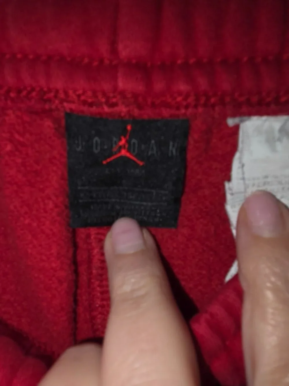 Nike Air Red Sweats, Size Youth Large